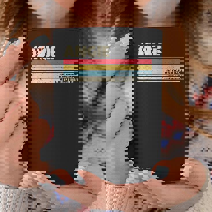 Angie パーソナライズ 名前 レトロ ヴィンテージ 70年代 80年代 90年代 誕生日 コーヒーマグ 面白い贈り物