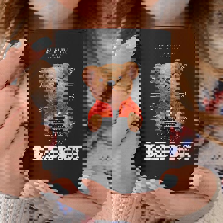 Bad Boy Teddy Bear Graphic tyle Fun コーヒーマグ 面白い贈り物