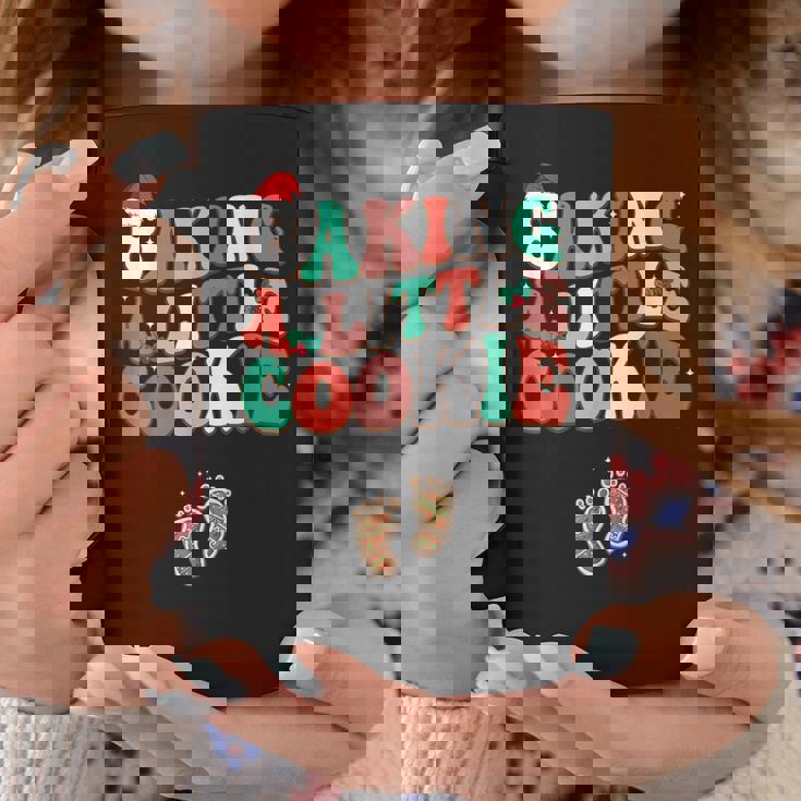 Baking A Little Cookie Cute Christmas Pregnancy Announcement Coffee Mug Unique Gifts