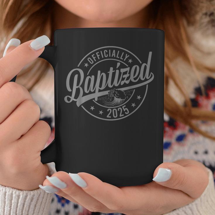 Baptized 2025 Baptism Christian Jesus Christ God Church Coffee Mug Unique Gifts