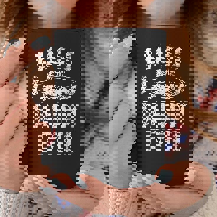Bass Daddy Ever Fishing Daddy Father's Day コーヒーマグ 面白い贈り物