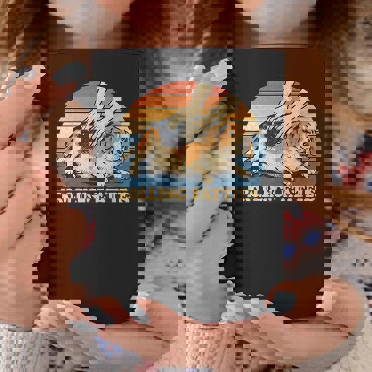 Beagle Rolling Fatties 駄洒落ジョーク 犬好き コーヒーマグ 面白い贈り物