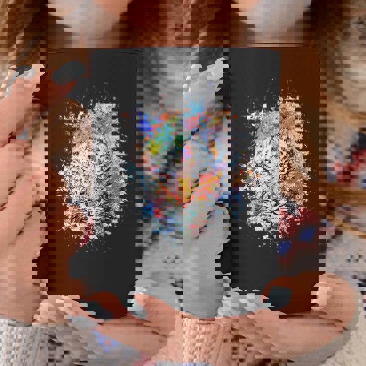 Beelegant 加熱虎 水彩画 面白い虎 コーヒーマグ 面白い贈り物