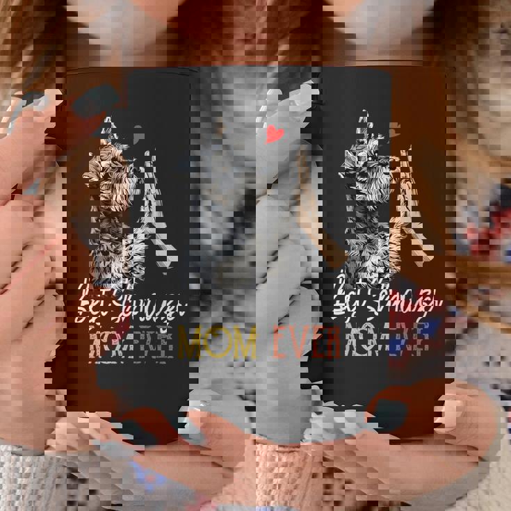 Bestchnauzer Mom Ever Dog Mama 母の日 コーヒーマグ 面白い贈り物