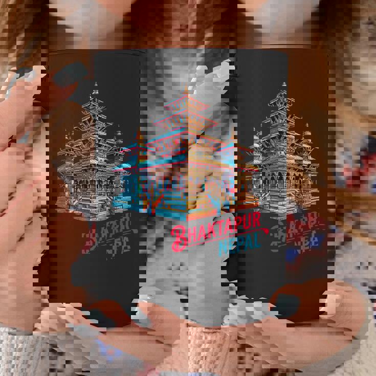 Bhaktapur Durbar スクエア 寺院 ネパール建築 コーヒーマグ 面白い贈り物