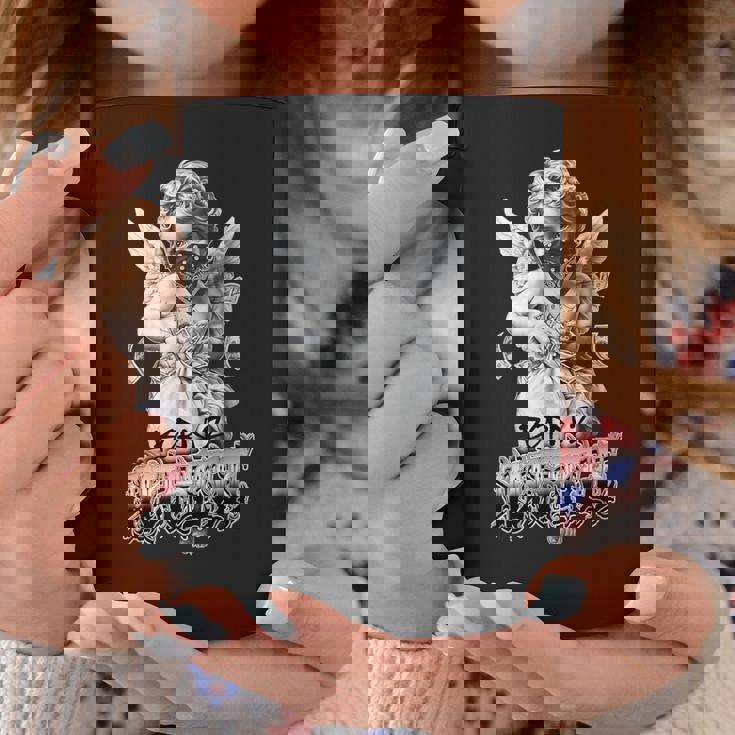 Born To Hustle タトゥーアート チカーノ・ギャングスター・エンジェル・パヤソ コーヒーマグ 面白い贈り物