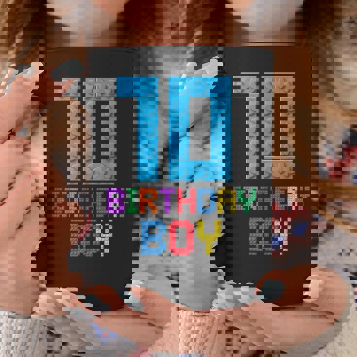 Building Bricks 10歳の誕生日 男の子 10年 マスタービルダー コーヒーマグ 面白い贈り物