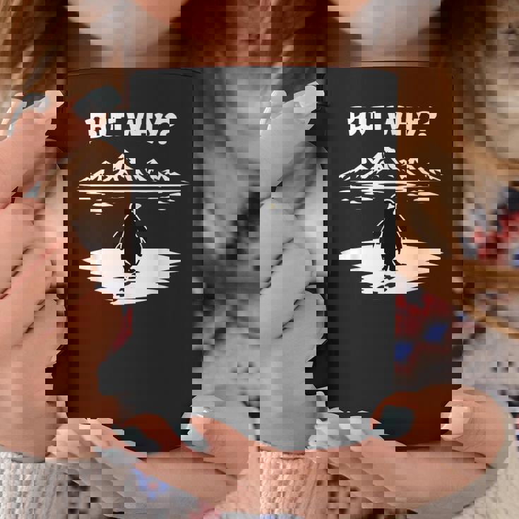 But Why Penguin Mountains Cute コーヒーマグ 面白い贈り物