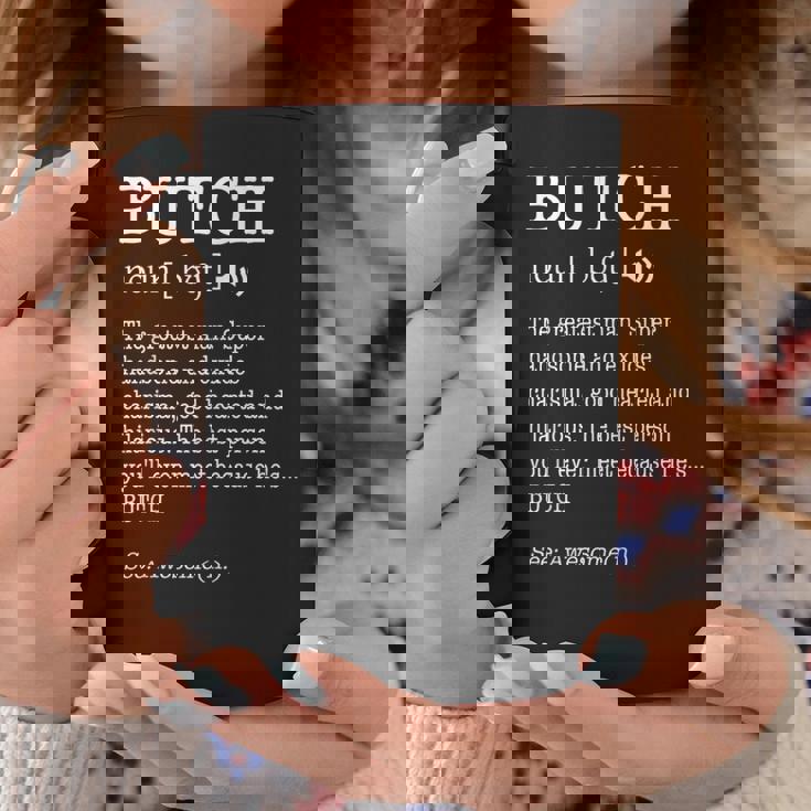 Butch 大人用 メンズ ファーストネーム定義 パーソナライズ コーヒーマグ 面白い贈り物