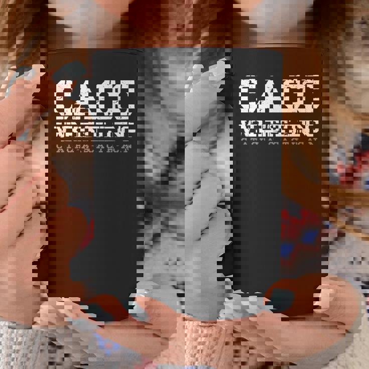 Cacc-キャッチ-レスリング コーヒーマグ 面白い贈り物