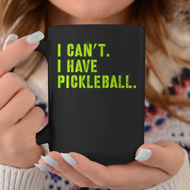 I Can't I Have Pickleball、皮肉、面白いピックルボール コーヒーマグ 面白い贈り物