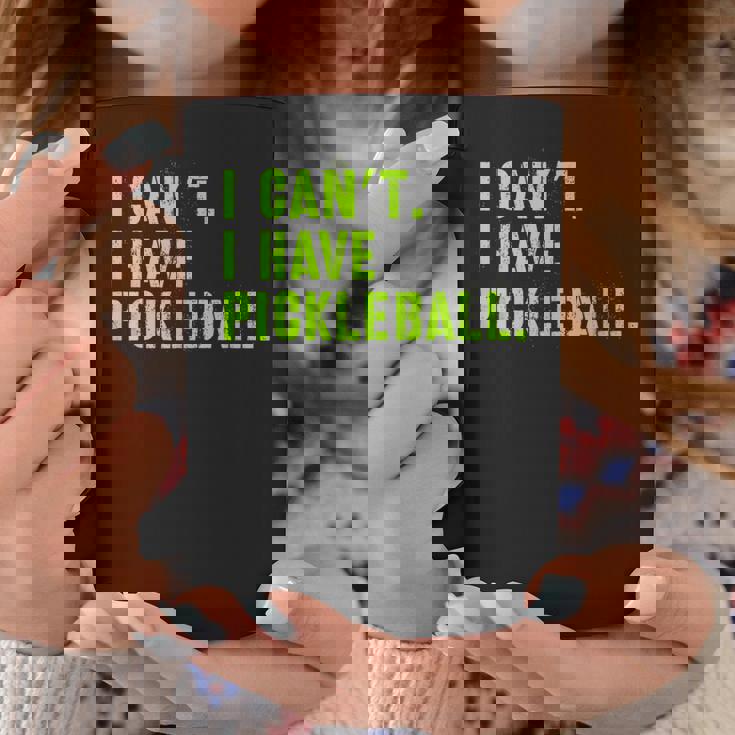 I Can't I Have Pickleball、皮肉、面白いピックルボール コーヒーマグ 面白い贈り物