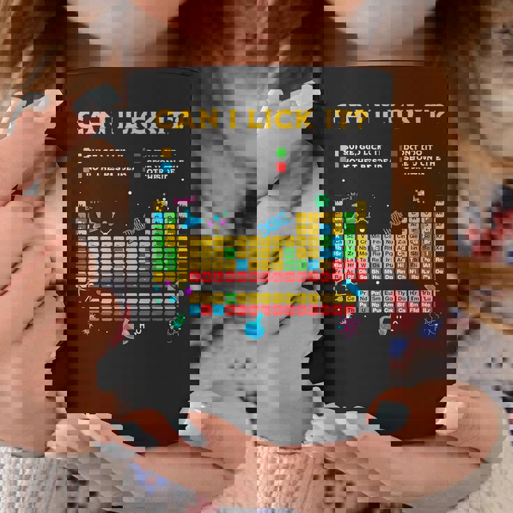 Can I Lick It 周期表 面白い 科学 先生 学生 コーヒーマグ 面白い贈り物