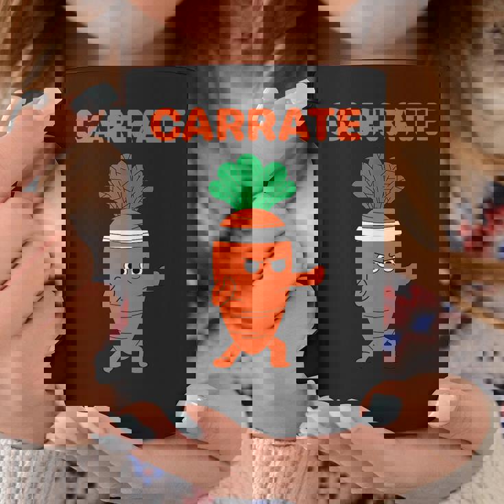 Carrate 空手キャロット かわいい＆面白いトレーニングダジャレ先生 コーヒーマグ 面白い贈り物