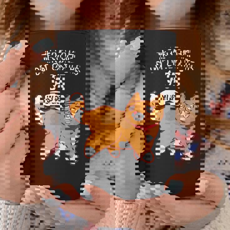 The Cat Game Don't Look At This Cat You Lost Kitten コーヒーマグ 面白い贈り物