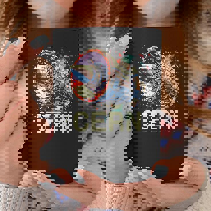 Cern 大型ハドロン衝突型加速器 レトロ素粒子物理空間 コーヒーマグ 面白い贈り物