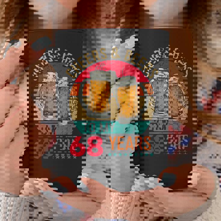 Cheers & Beers To 68 Years 68 Birthday 68Th Bday Men コーヒーマグ 面白い贈り物