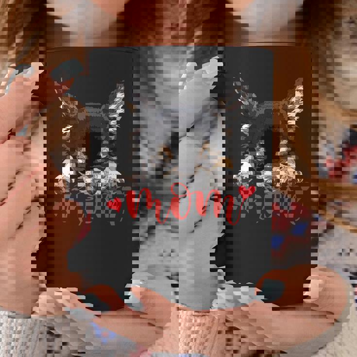 Chihuahua Mom The Dog Mother Chiwawa ブラック&タン チワワ 長袖tシャツ コーヒーマグ 面白い贈り物