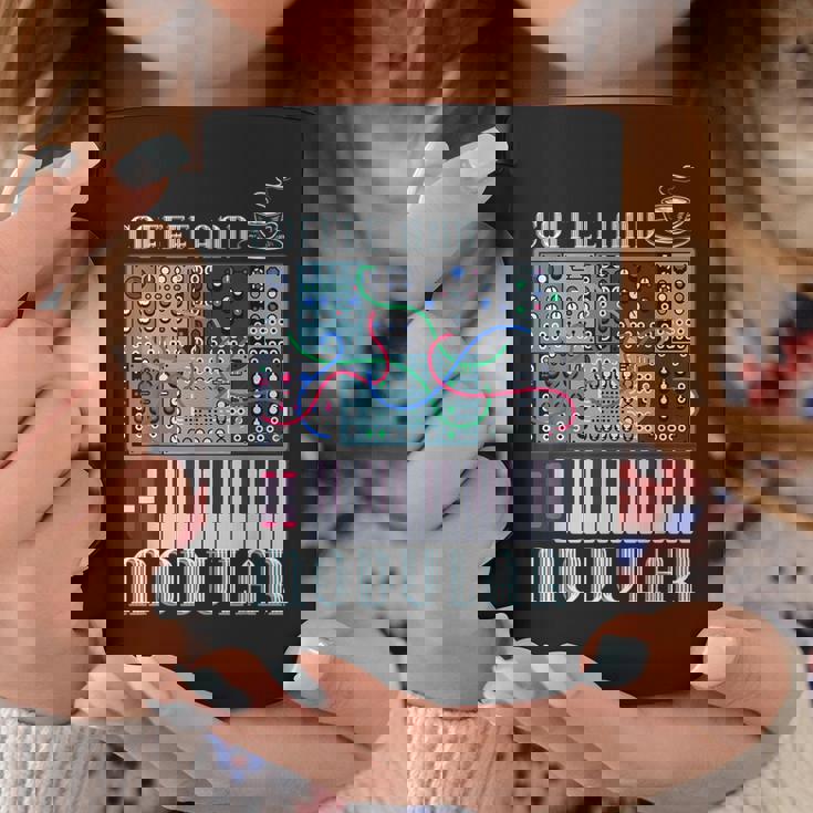 Coffee And Modular アナログシンセサイザー 波形シンセ コーヒーマグ 面白い贈り物