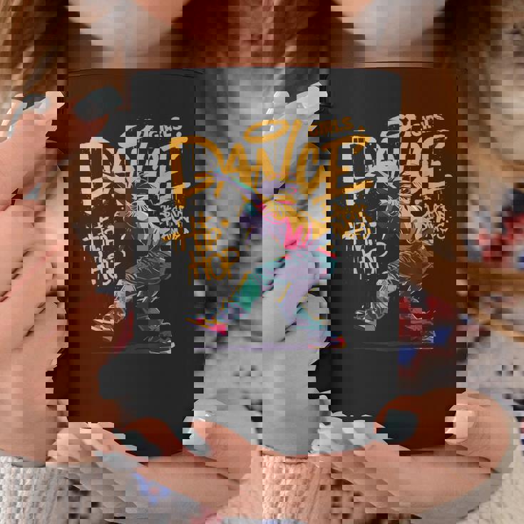 Cool Girls Breakdancing & Hip Hop Music Dancers Graffiti コーヒーマグ 面白い贈り物