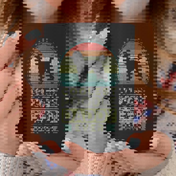 Coolest Poodle Daddy Ever Father's Day Dad コーヒーマグ 面白い贈り物