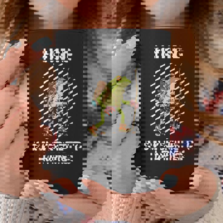 Cute Frog Hiking Is Myecret To Happiness カエル コーヒーマグ 面白い贈り物