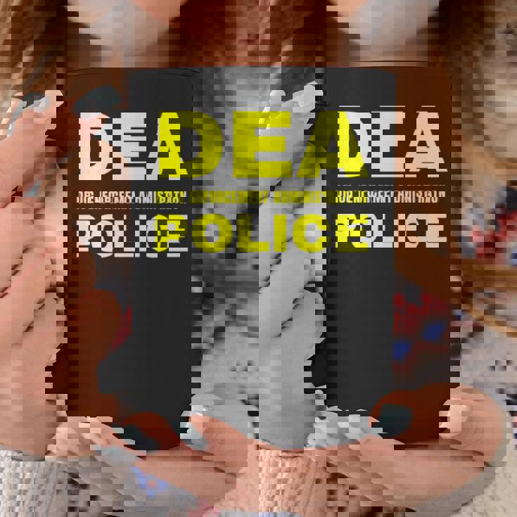 Dea 警察官 麻薬取締局 フロントプリント 長袖tシャツ コーヒーマグ 面白い贈り物