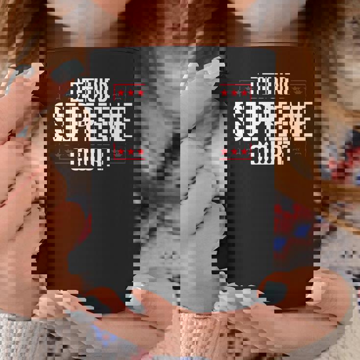 Defundupreme Court 政治的声明 長袖tシャツ コーヒーマグ 面白い贈り物