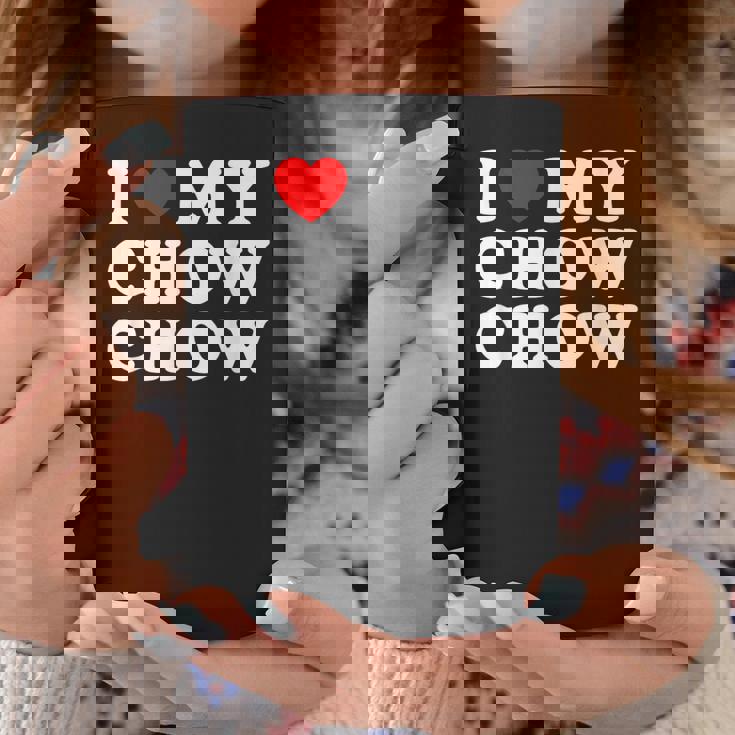 Dog I Love My Chow Chow Chow コーヒーマグ 面白い贈り物