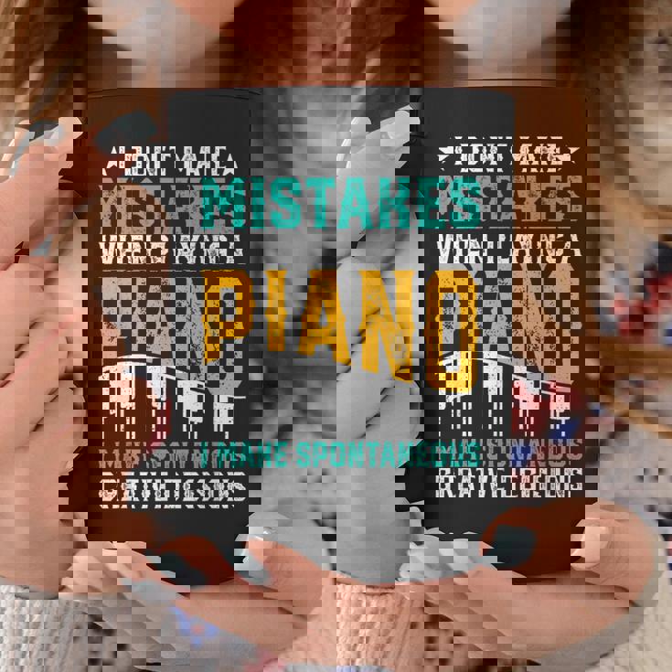 I Don't Make Mistakes When Playing A Piano コーヒーマグ 面白い贈り物