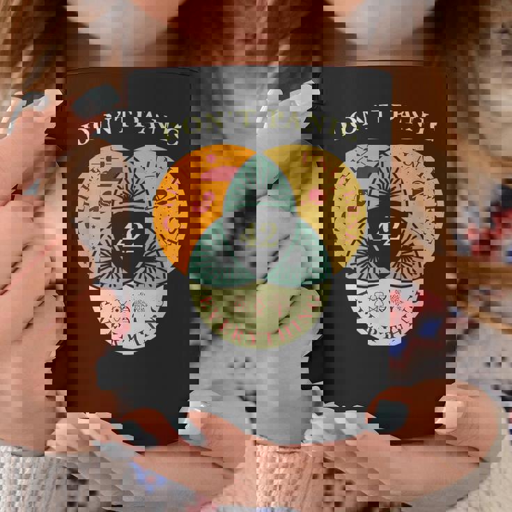 Don't Panic Life Universe Everything 42F 宇宙愛好家 コーヒーマグ 面白い贈り物