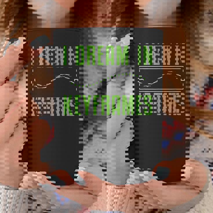 I Dream In Keyframes おもしろモーショングラフィックデザイナー アニメーター コーヒーマグ 面白い贈り物