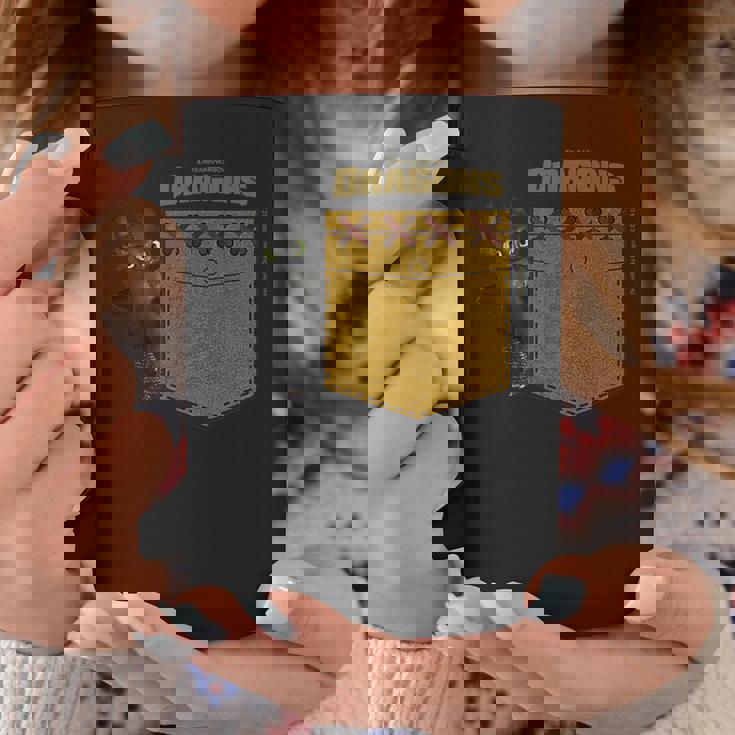 Dreamworks Dragons Toothless Leather Faux Pocket コーヒーマグ 面白い贈り物