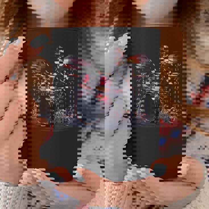 Drums ドラマーバンド ドラムセット ドラムセット コーヒーマグ 面白い贈り物