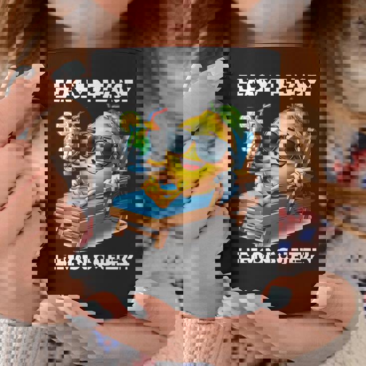 Easy Peasy レモンスクイーズ 長袖tシャツ コーヒーマグ 面白い贈り物