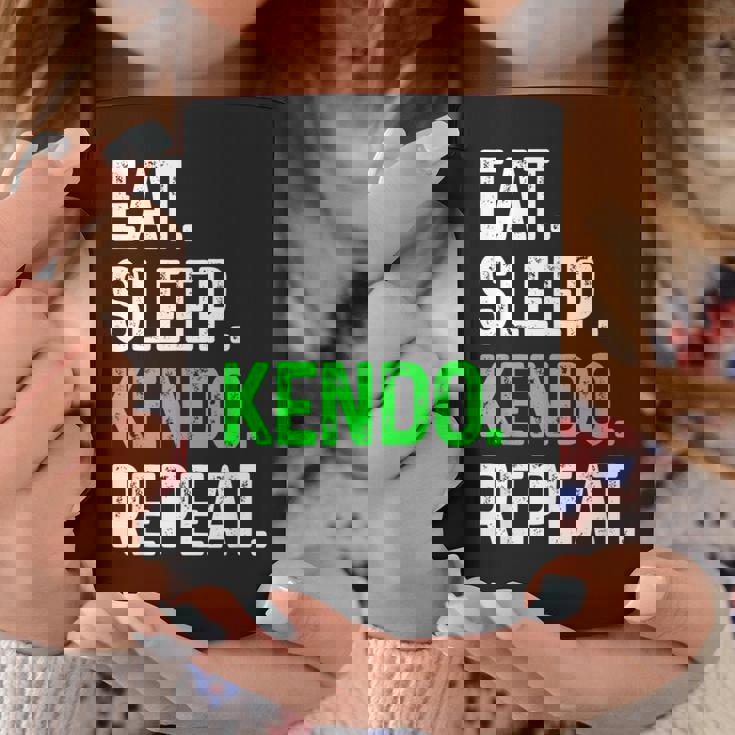 Eatleep Kendo Repeat 面白い格闘技コンバット コーヒーマグ 面白い贈り物