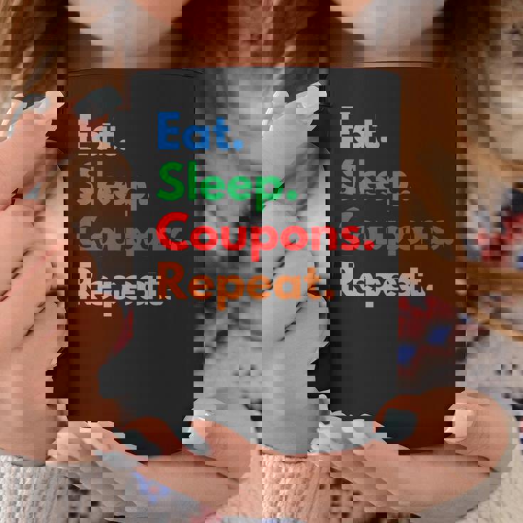 Eatleep クーポンリピート クーポンコレクター&クーポン愛好家 長袖tシャツ コーヒーマグ 面白い贈り物