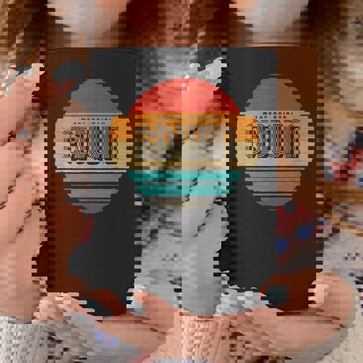 Edwin 名称 レトロ・ヴィンテージ・サンセット 限定版 コーヒーマグ 面白い贈り物