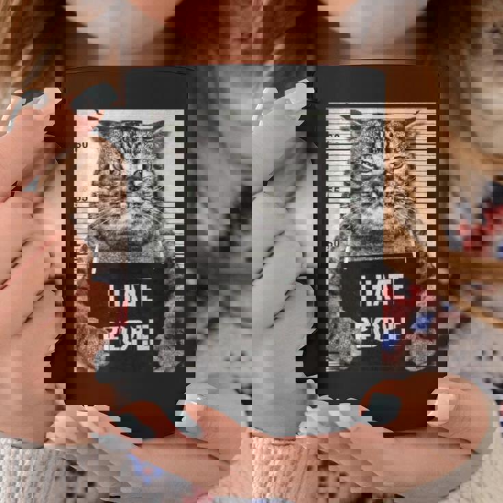 Cats Picture I Hate Peopleaying コーヒーマグ 面白い贈り物