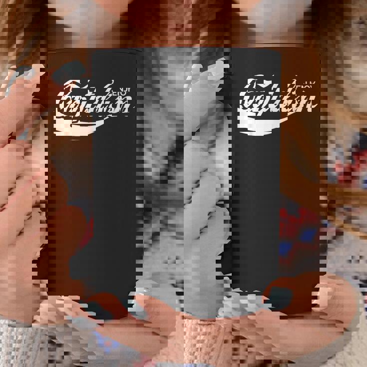 Enjoy Capitalism コーヒーマグ 面白い贈り物