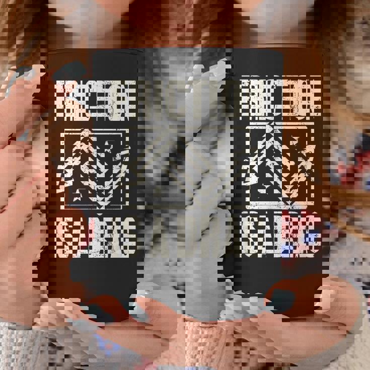 Physics Friction Is A Drag Punコーヒーマグ 面白い贈り物