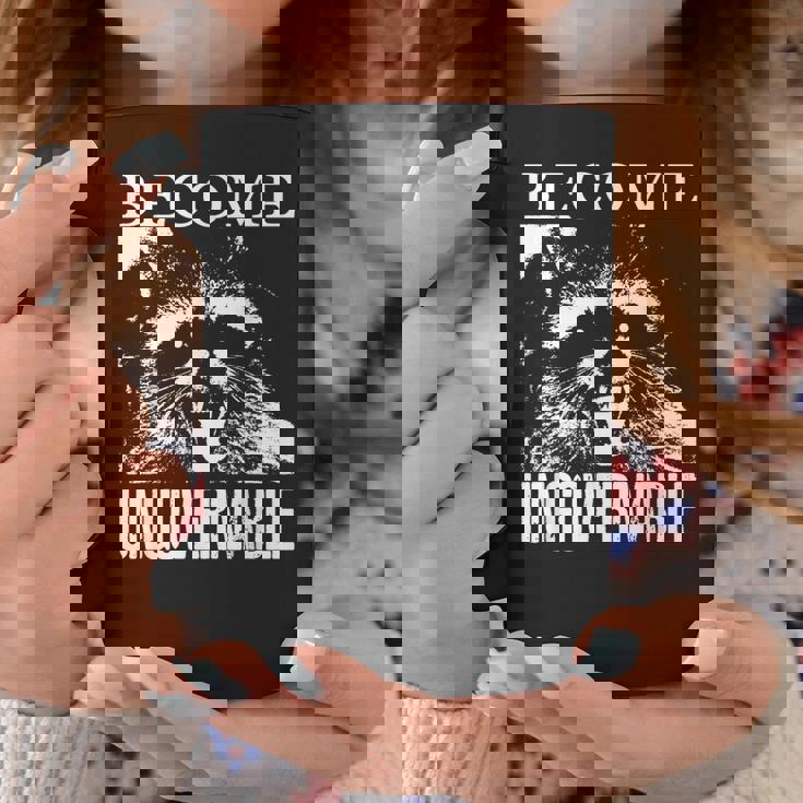 Raccoon Become Ungovernable Raccoon コーヒーマグ 面白い贈り物