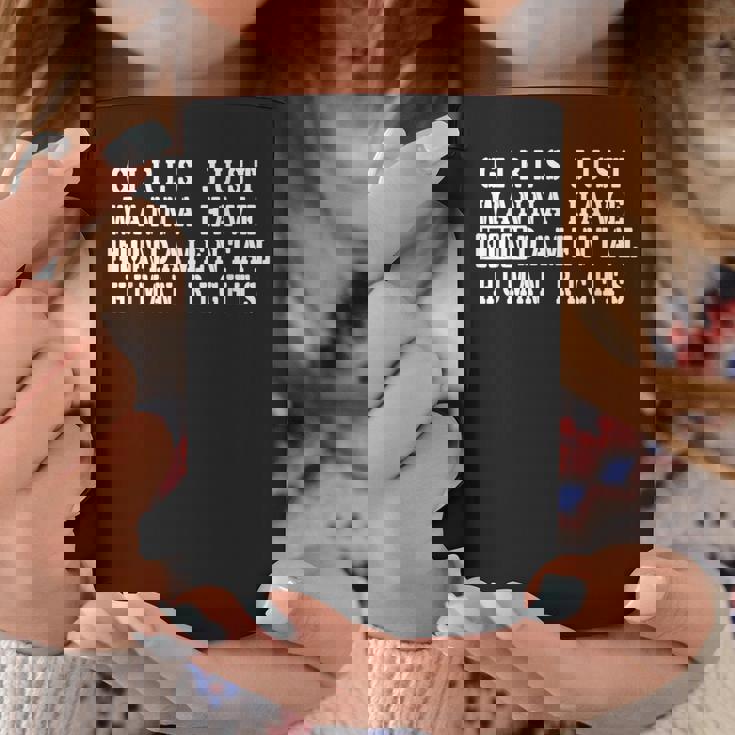 Girls Just Wanna Have 基本的な人権 コーヒーマグ 面白い贈り物