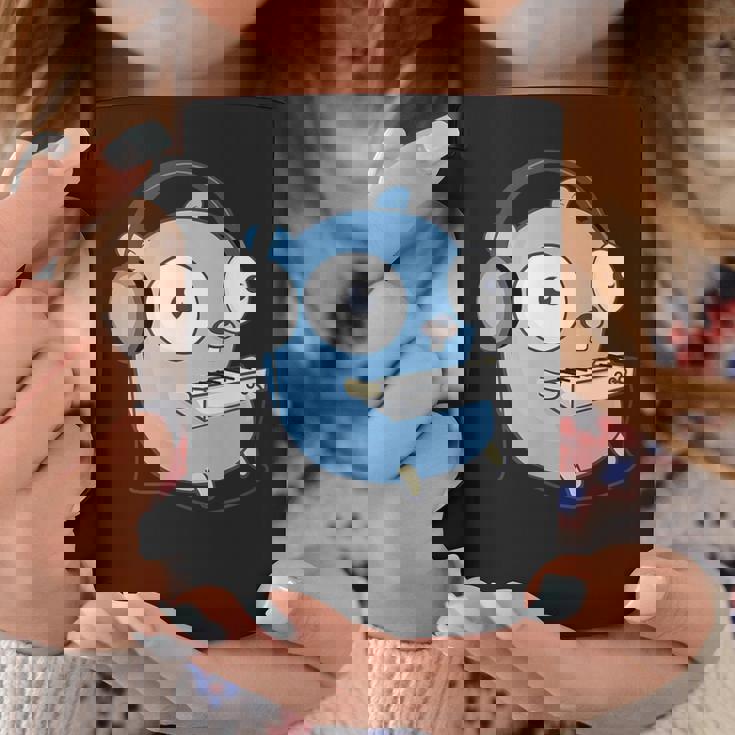 Go Developer Golang Music Goper コーヒーマグ 面白い贈り物