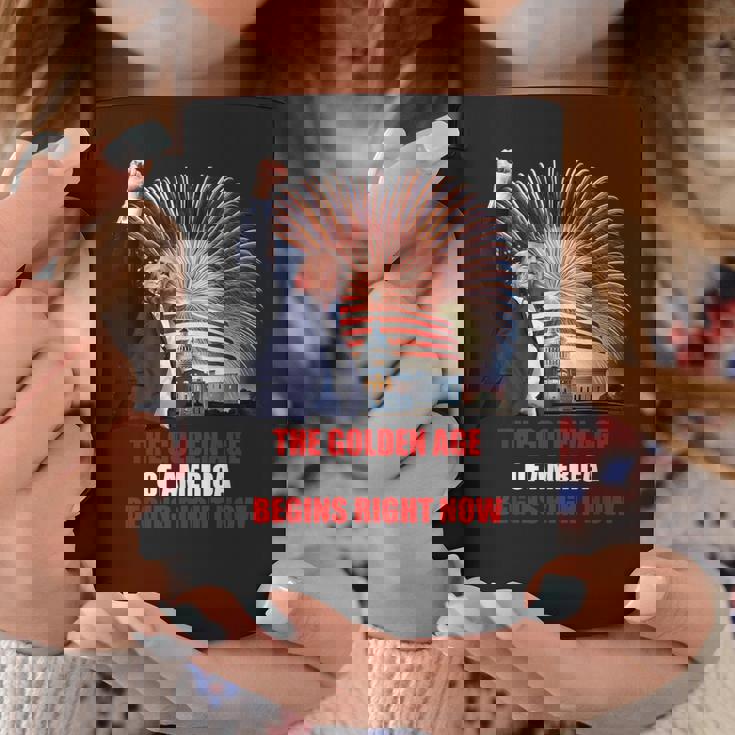 The Golden Age Of America Begins – Trump Inaugurationpeech コーヒーマグ 面白い贈り物