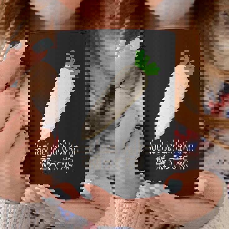 Good Luck Daikon 頑張って大根 コーヒーマグ 面白い贈り物