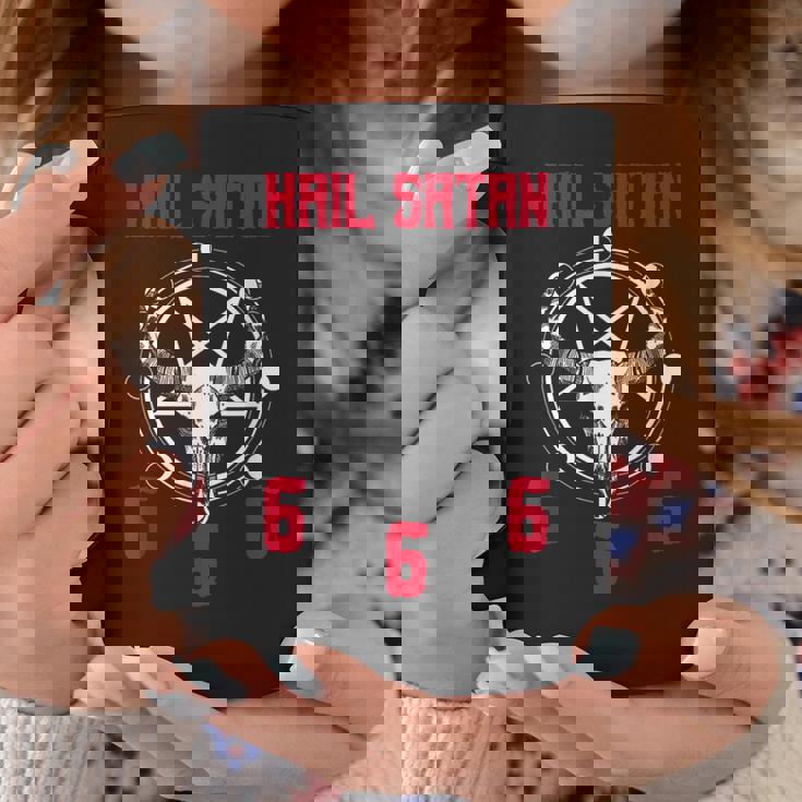 Hailatan 666 バフォメット ペンタグラム ルシファー オカルトサタニック コーヒーマグ 面白い贈り物