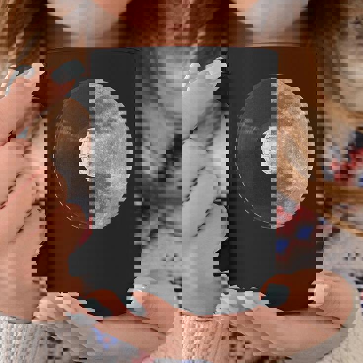Half Mooninyl Record – Music Lover Lunar Graphic コーヒーマグ 面白い贈り物