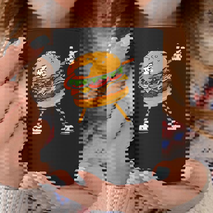 Hamburger チーズバーガー Burger Fast Food Cheeseburger Dabbing コーヒーマグ 面白い贈り物