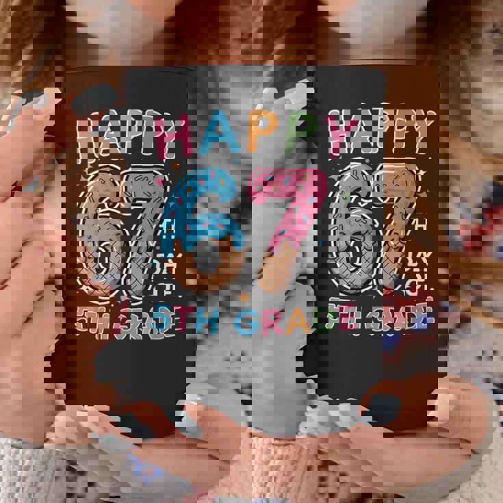 Happy 67th Day Of 5th Grade Ice Cream Drip 67 Days Kids Coffee Mug Unique Gifts